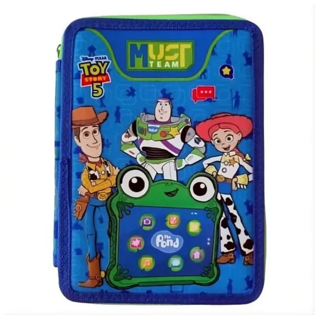 Must Toy Story Κασετίνα Γεμάτη με 2 Θήκες Μπλε Κασετίνες