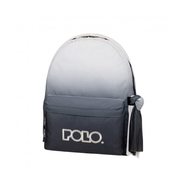 ΣΧΟΛΙΚΗ ΤΣΑΝΤΑ POLO ORIGINAL SCARF GRADIENT - GREY BLUE GRADIENT Σχολικές Τσάντες Πλάτης για Εφήβους